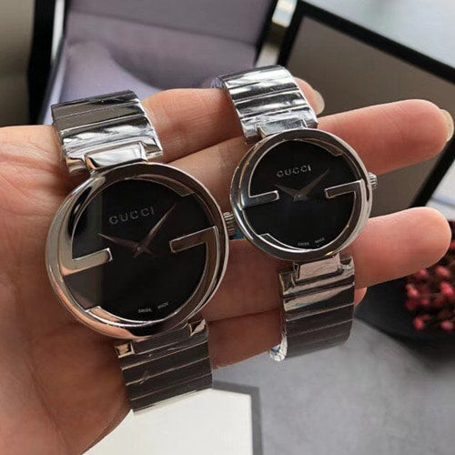 구찌 은장 G로고 시계