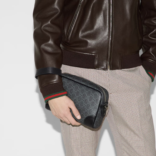 구찌 GG 엠블럼 스몰 크로스백 블랙