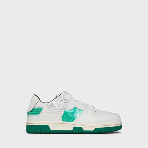 아크네 스튜디오 스크립트 로고 그린 스니커즈