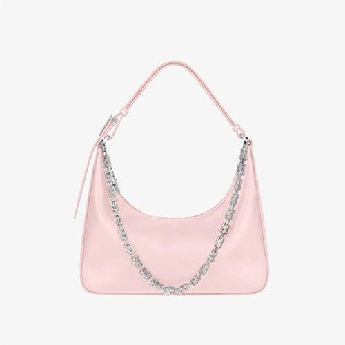 지방시 문 컷 아웃 숄더백 핑크