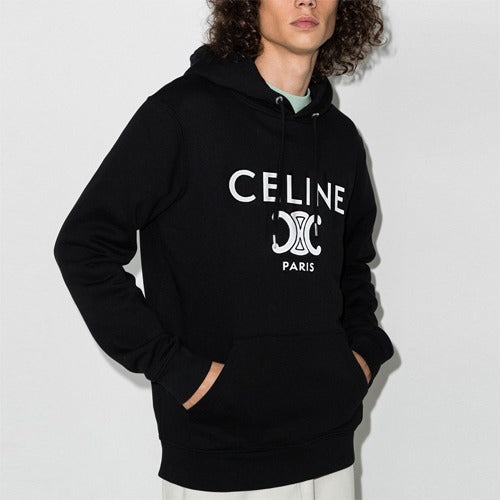 (국내배송) 셀린느 후로피 로고 후드 티셔츠