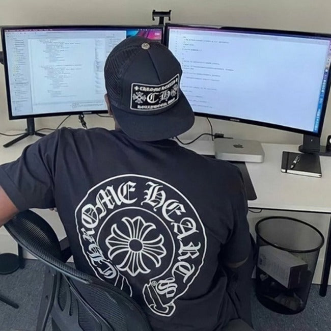 (국내배송) 크롬하츠 홀스슈 포켓 반팔 티셔츠 ~2Color~