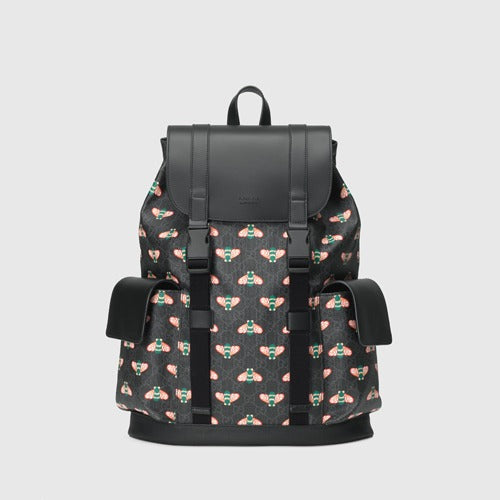 21FW 구찌 GG 수프림 꿀벌 백팩