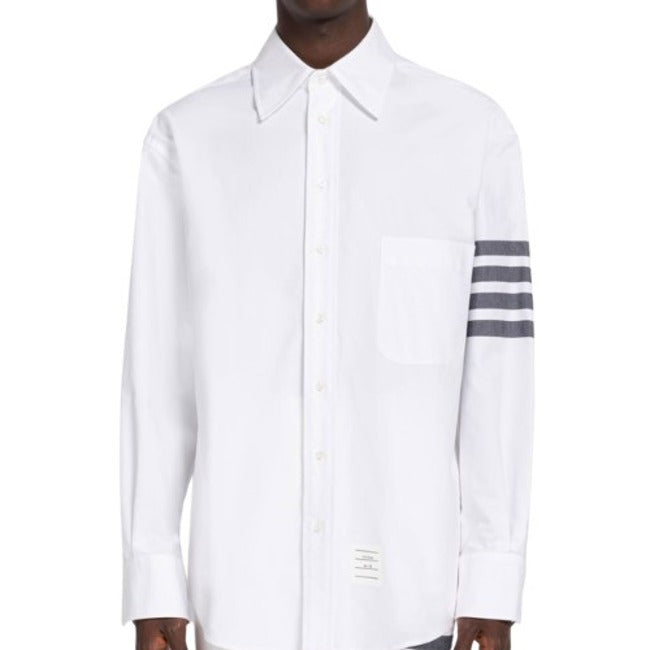 (국내배송, 당일출고) 톰브라운 4바 사선 옥스포드 셔츠