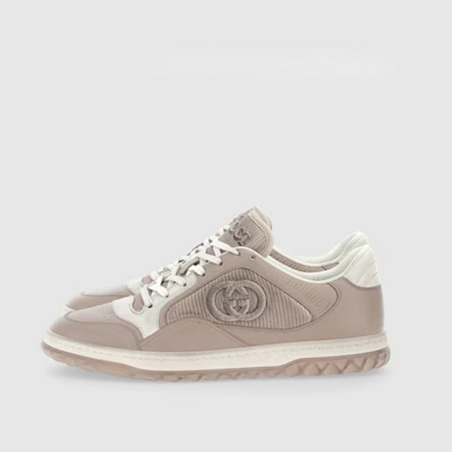 구찌 MAC80 맥 스니커즈 그레이 레더