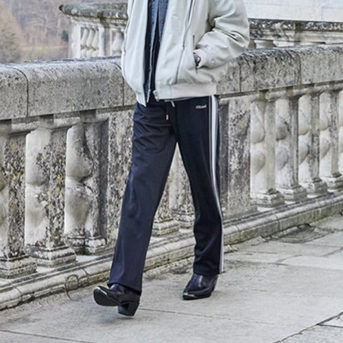 (국내배송) 셀린느 사이드밴딩 루즈핏 트랙팬츠(기모)