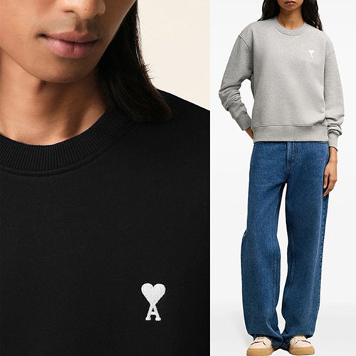 (국내배송) 아미 화이트로고 맨투맨 ~2Color~