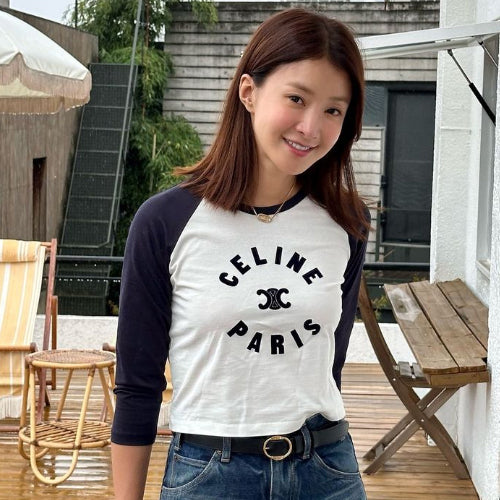 (국내배송) 셀린느 트리옹프 롱슬리브 티셔츠