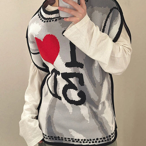 더블렛 2차원 'I♡3D' 티셔츠