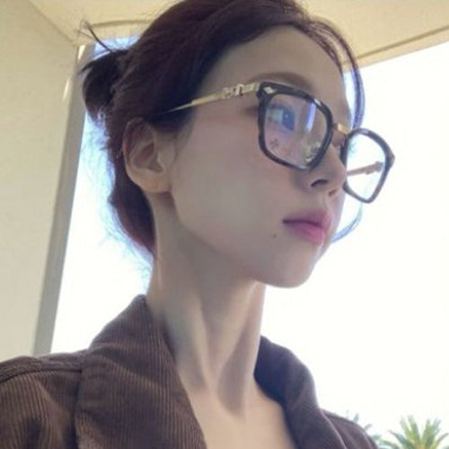 (국내배송) 크롬하츠 오버포크 블랙 안경테 (카리나 착용)